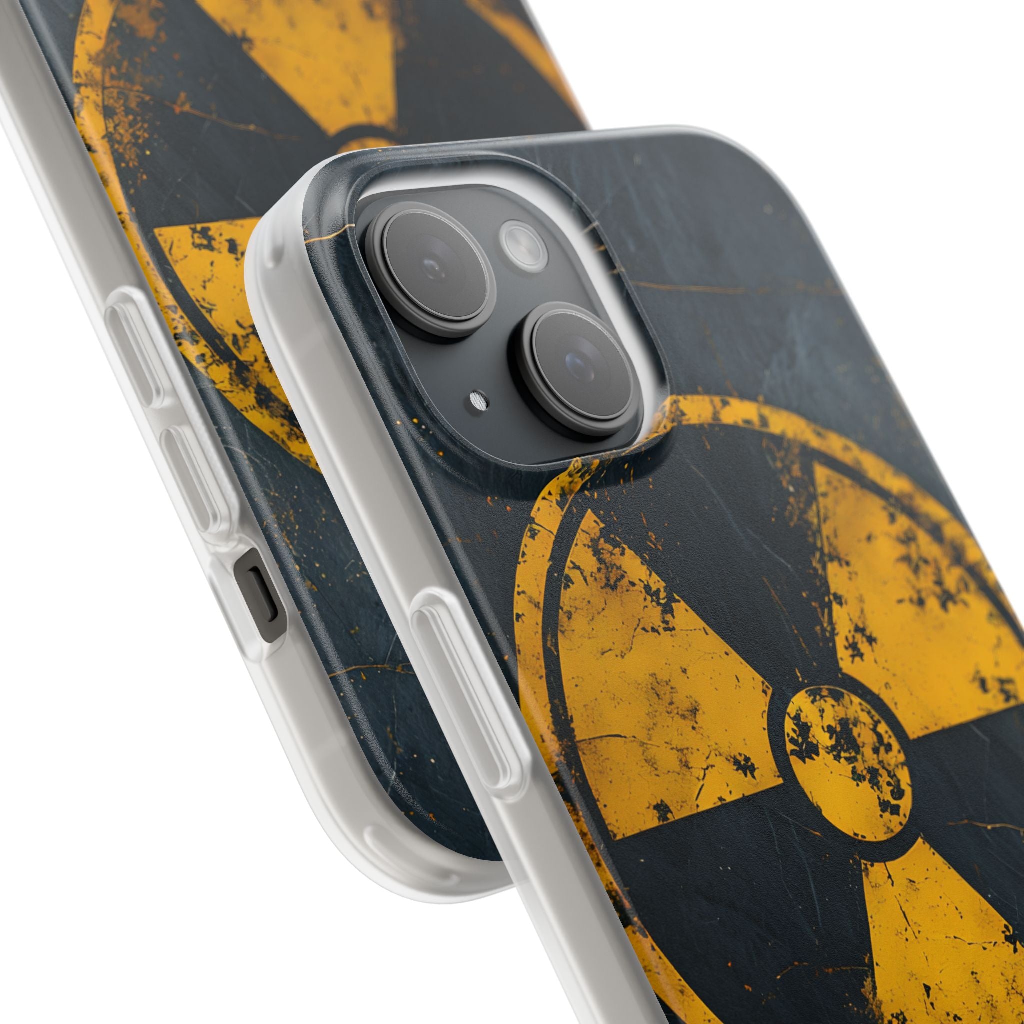 Industrial Decay Warning · Soft Phone Case for iPhone