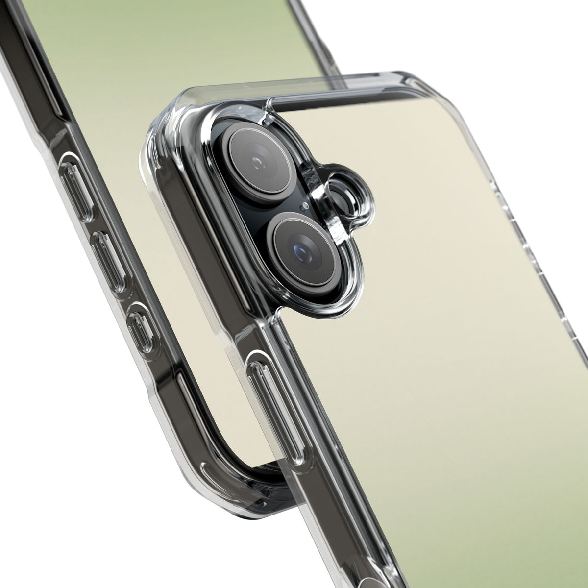 Muted Sage Ombre · Clear Impact Magnetic Phone Case for iPhone · Green