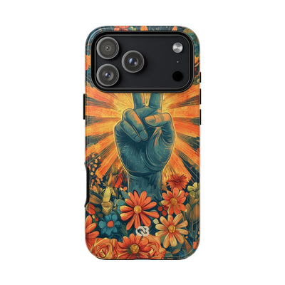Radiant Peace Bloom · Tough Phone Case for iPhone