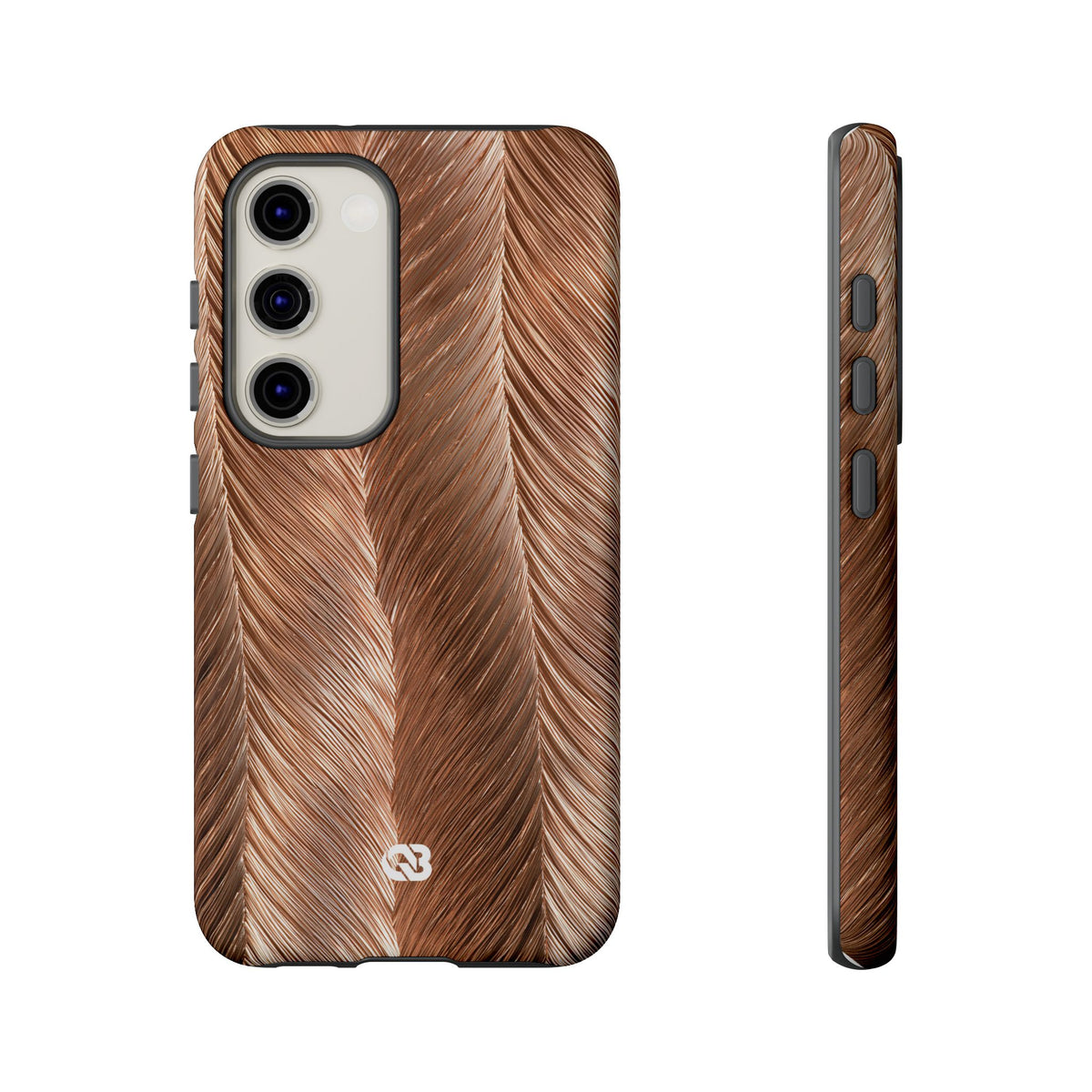 Rose Gold Weave · Tough Phone Case for Samsung · Brown