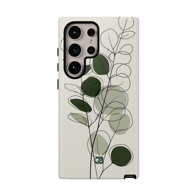 Eucalyptus Foliage Study · Tough Phone Case for Samsung · Green