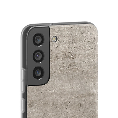 Grey Lite Phone Case for Samsung - Brutalist Stone Grit