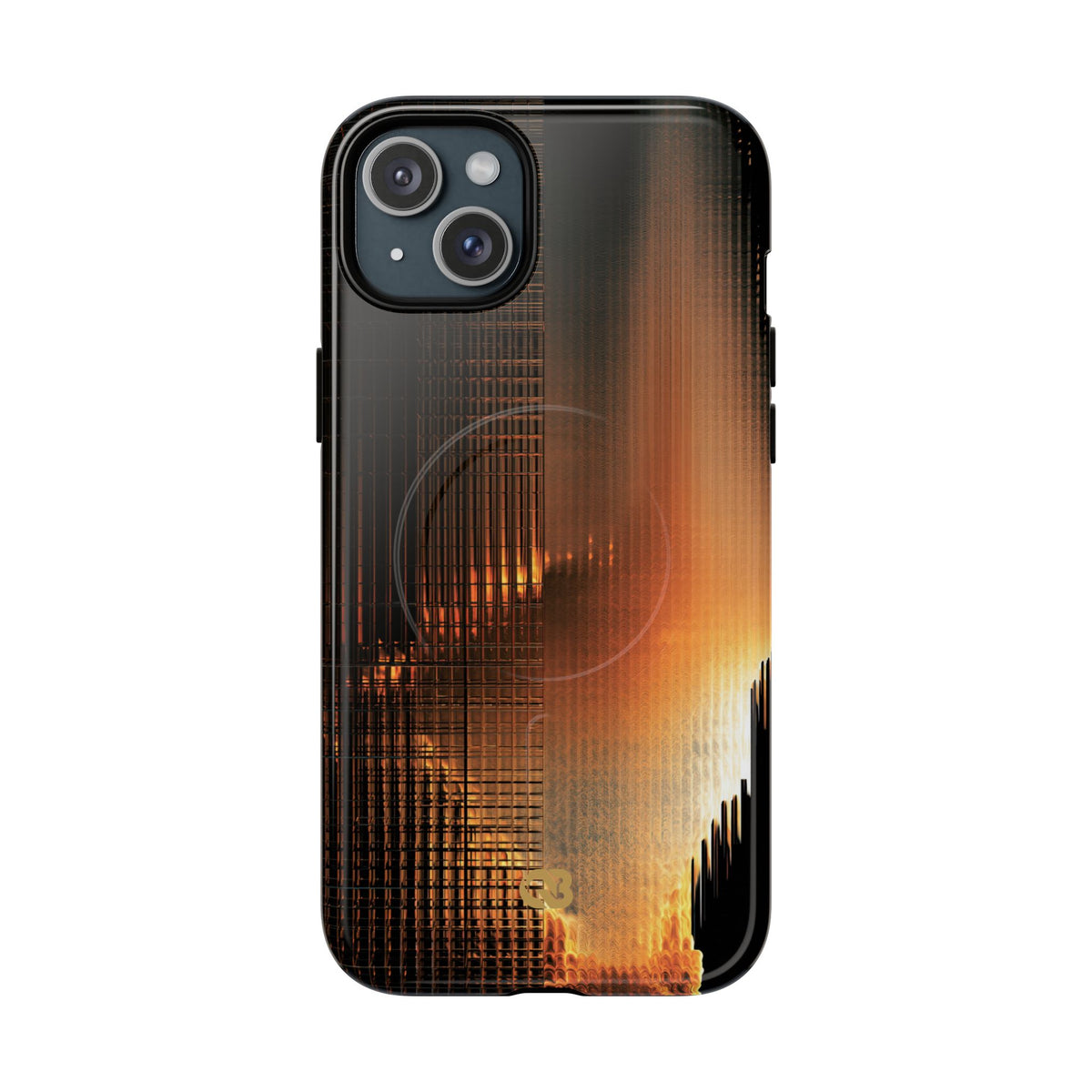 Luminous Grid · Tough 2.0 Magnetic Phone Case for iPhone · Black