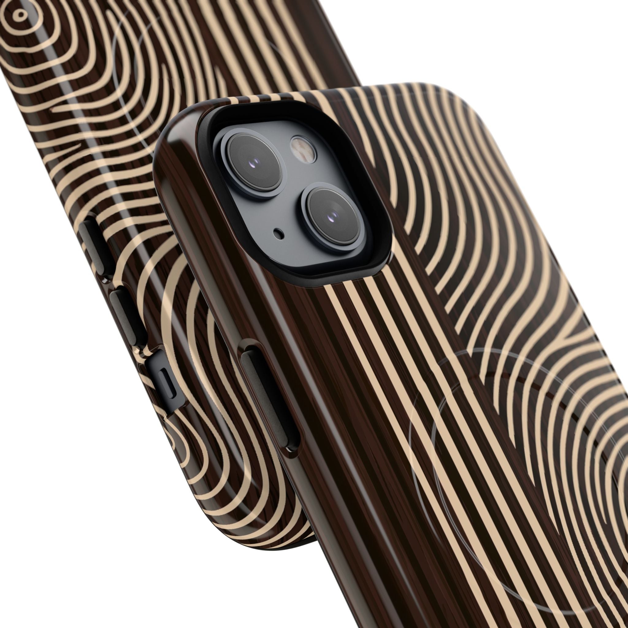 Brown Tough 2.0 Magsafe Phone Case for iPhone - Espresso Sand Ridge