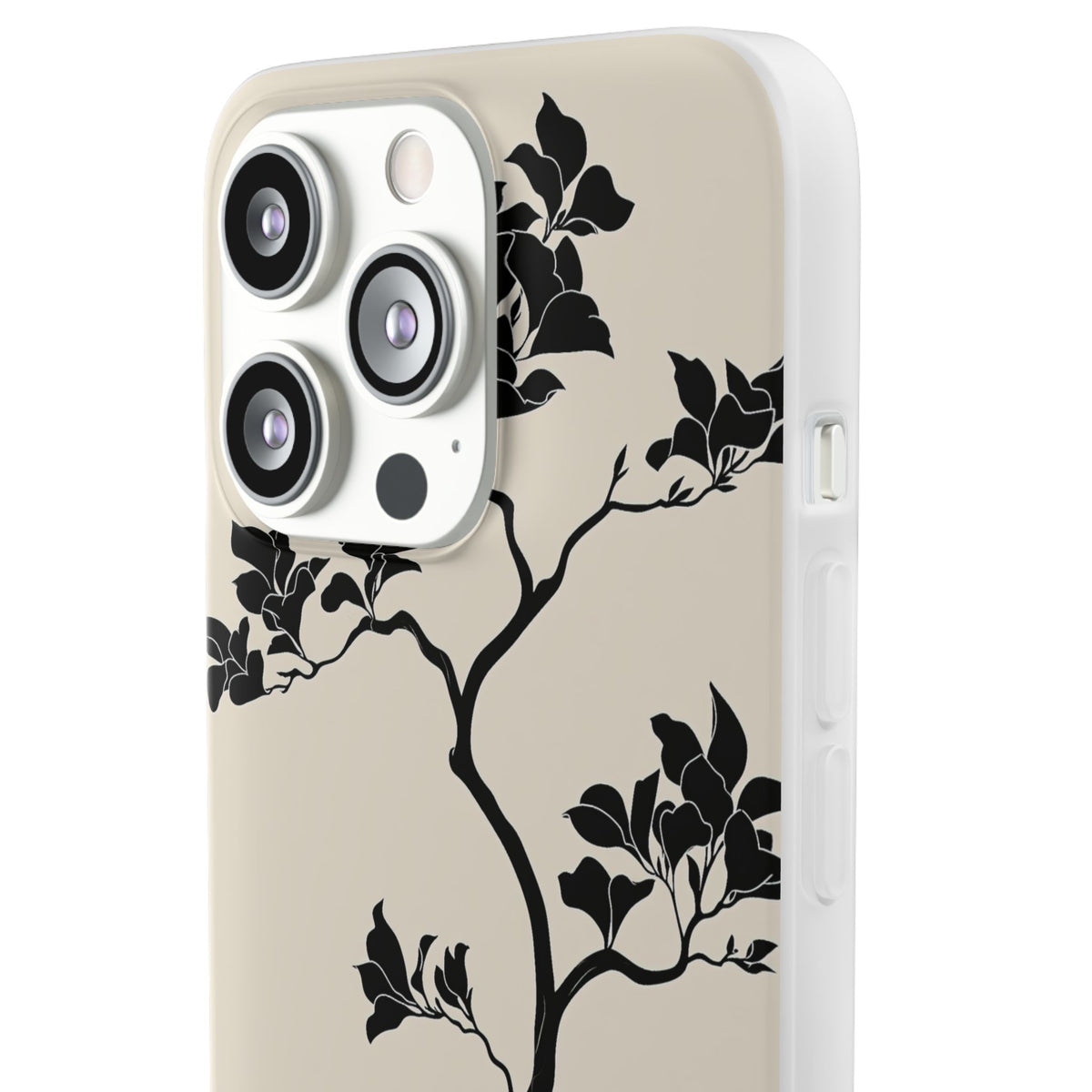 Ebony Magnolia · Lite Phone Case for iPhone ·  Beige