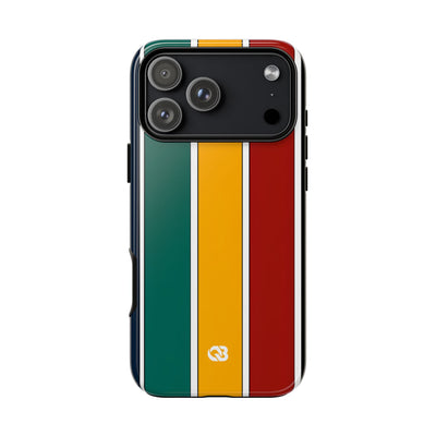 Retro Racing Bars · Tough Θήκη για iPhone