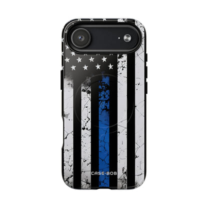 Blue Stripe Flag iPhone 17 Air Case - Tough+ - CASE•BOB