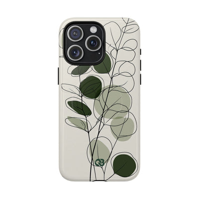 Eucalyptus Foliage Study · Tough 2.0 Magnetic Phone Case for iPhone · Green