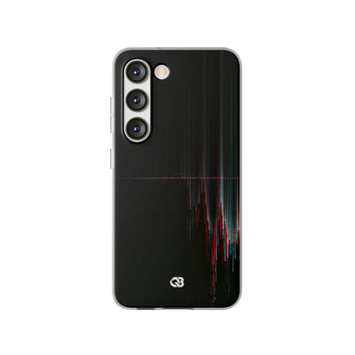 Black Lite Phone Case for Samsung - Corrupted Data Stream