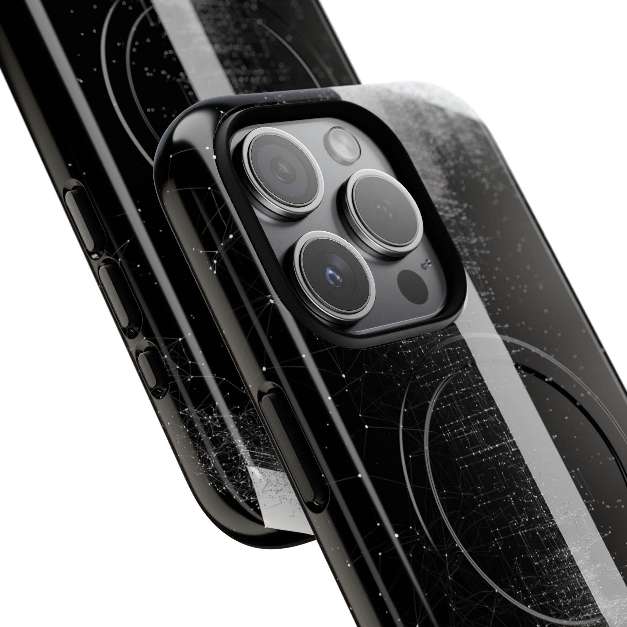 Black Tough 2.0 Magsafe Phone Case for iPhone - Vector Core Monolith