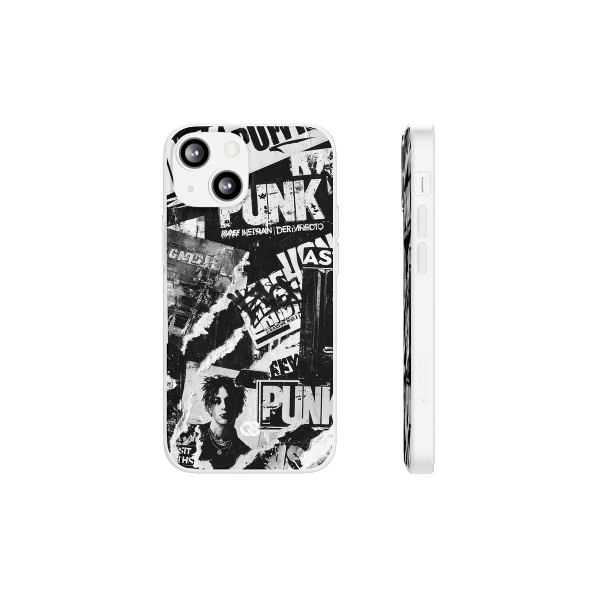 Underground Punk Collage · Lite Phone Case for iPhone ·  Black