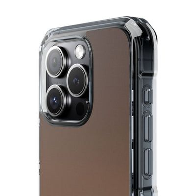 Umber Fade · Clear Impact Magnetic Phone Case for iPhone ·  Brown