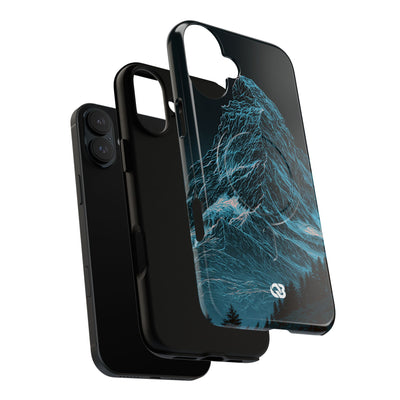 Glacial Alpine Peak · Tough 2.0 Magnetic Phone Case for iPhone · Blue