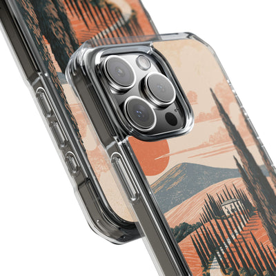 Orange Impact MagSafe Phone Case for iPhone - Terracotta Ridge Trail