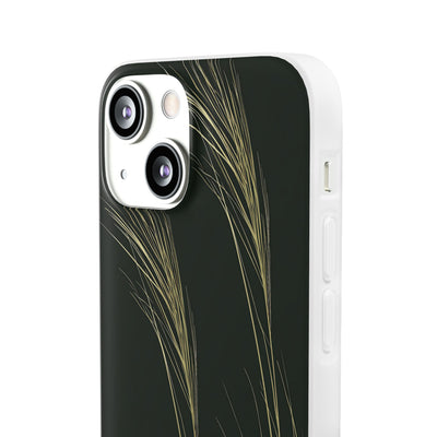 Golden Whispering Reeds · Lite Phone Case for iPhone ·  Green