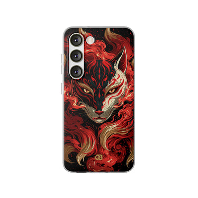 Crimson Kitsune Spirit · Lite Phone Case for Samsung · Red