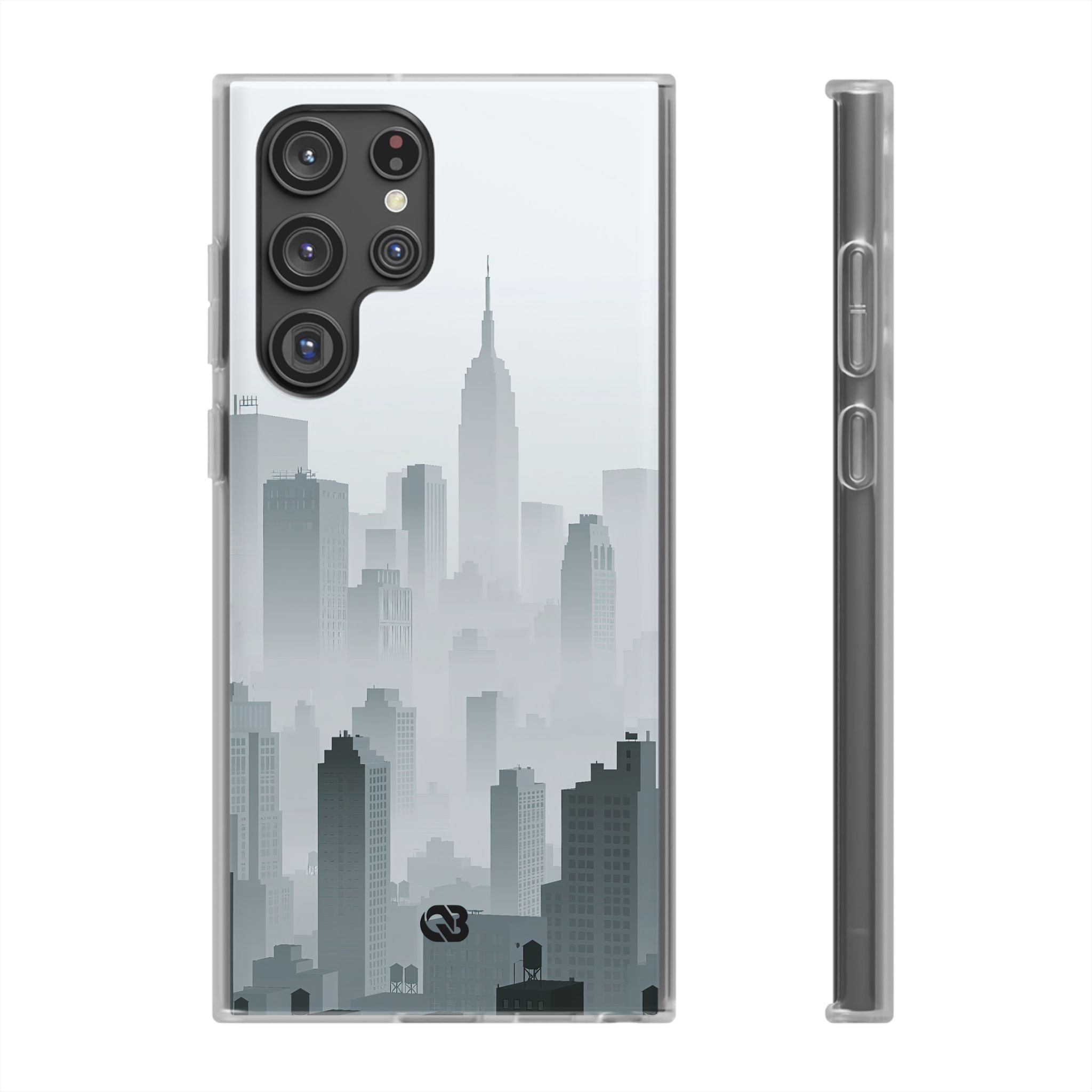 Grey Lite Phone Case for Samsung - Steel Mist Skyline