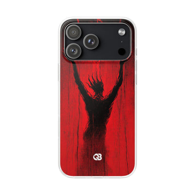 Crimson Shadow Ascent · Soft Custodia per iPhone