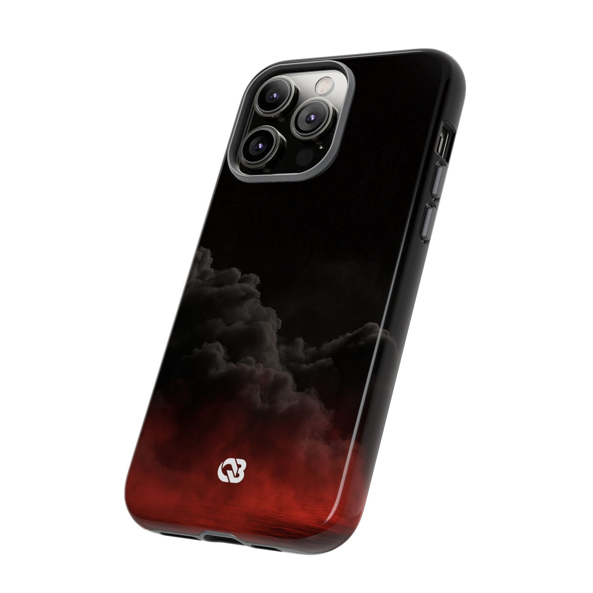 Crimson Fog Void · Tough Phone Case for iPhone · Black