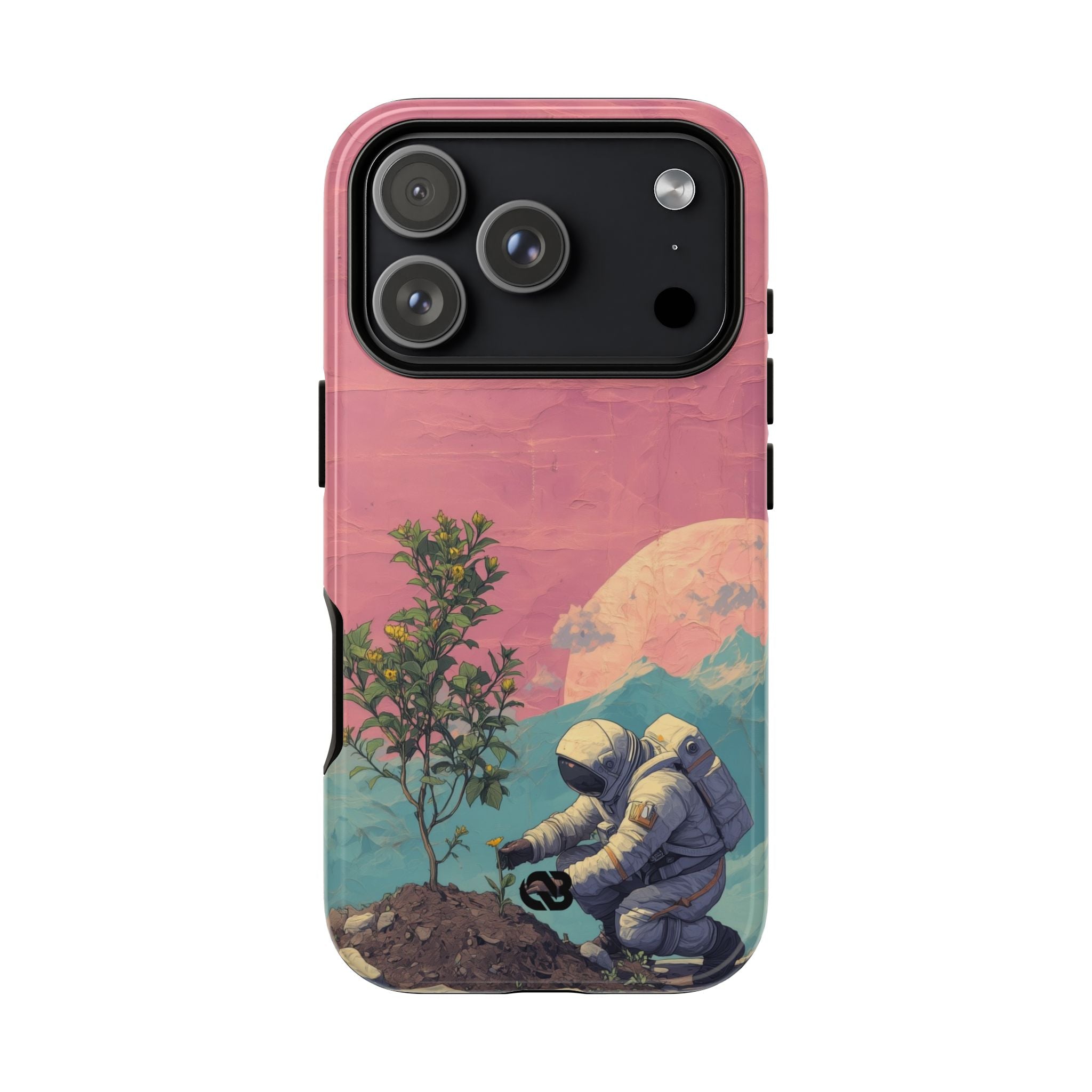 Lunar Pastel Bloom · Coque de téléphone Tough pour iPhone