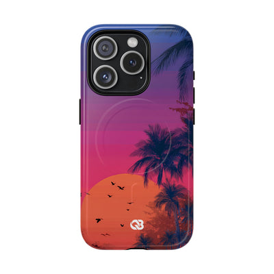 Neon Horizon Palms · Tough+ Telefoncover til iPhone · Magsafe