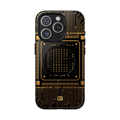 Gold Tough 2.0 Magsafe Phone Case for iPhone - Cyber Gold Processor