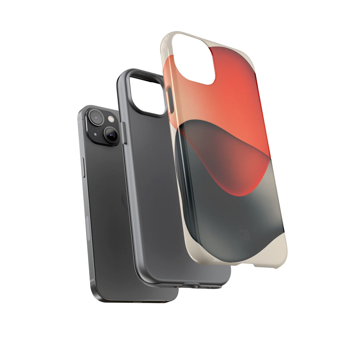 Translucent Crimson Form · Tough Phone Case for iPhone · Red