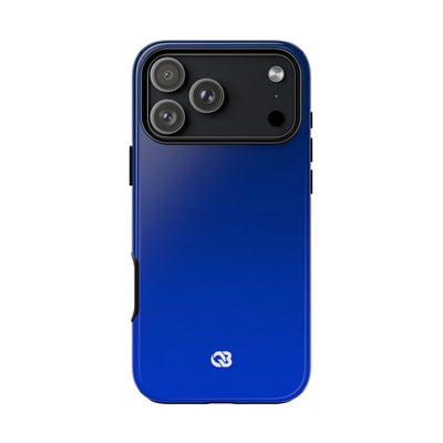 Blue Tough Phone Case for iPhone - Cobalt Depth Shift