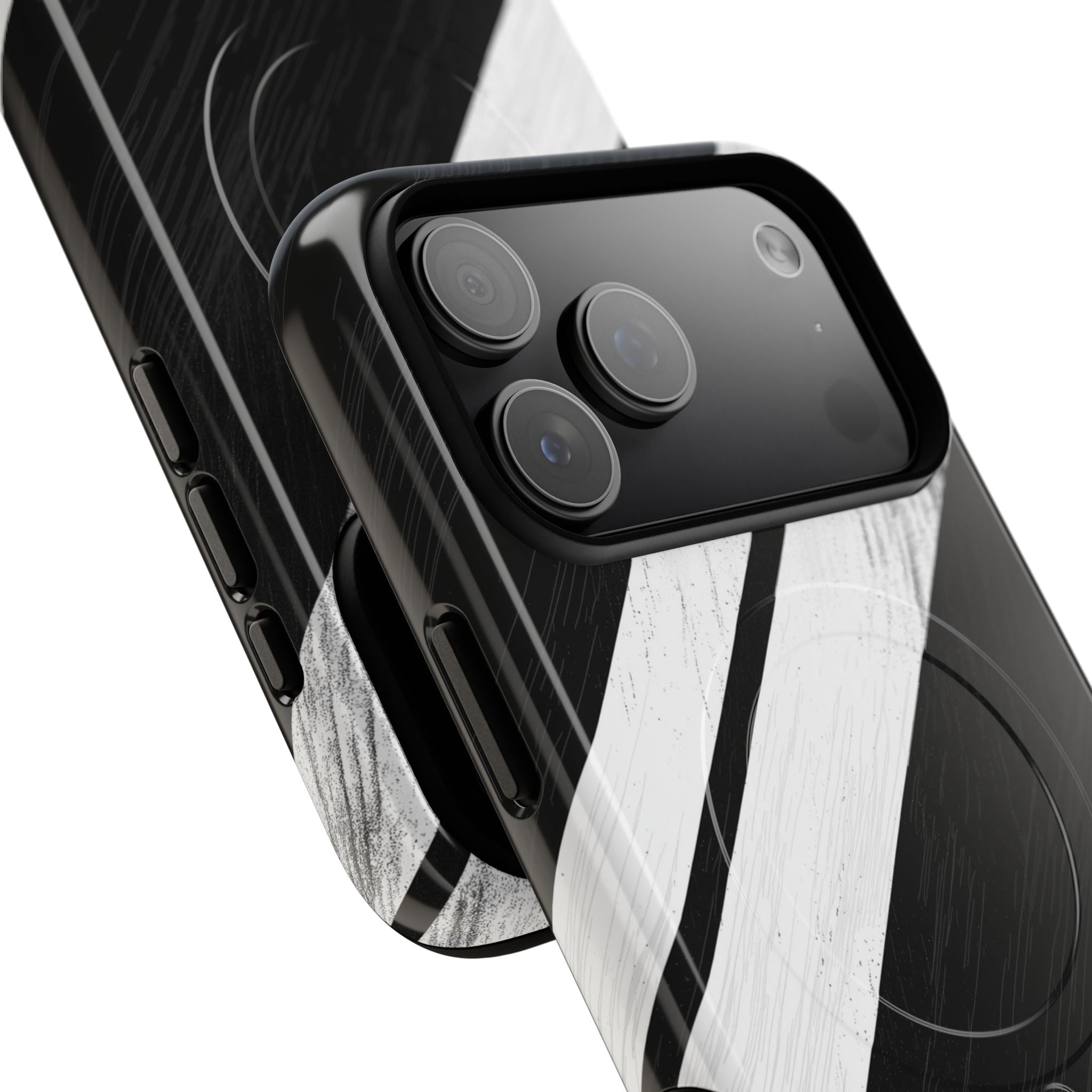 Distressed Stripe Motion iPhone 17 Pro Max Case - Tough+ - CASE•BOB