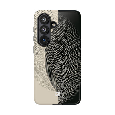Minimal Frond Study · Tough Phone Case for Samsung · Black