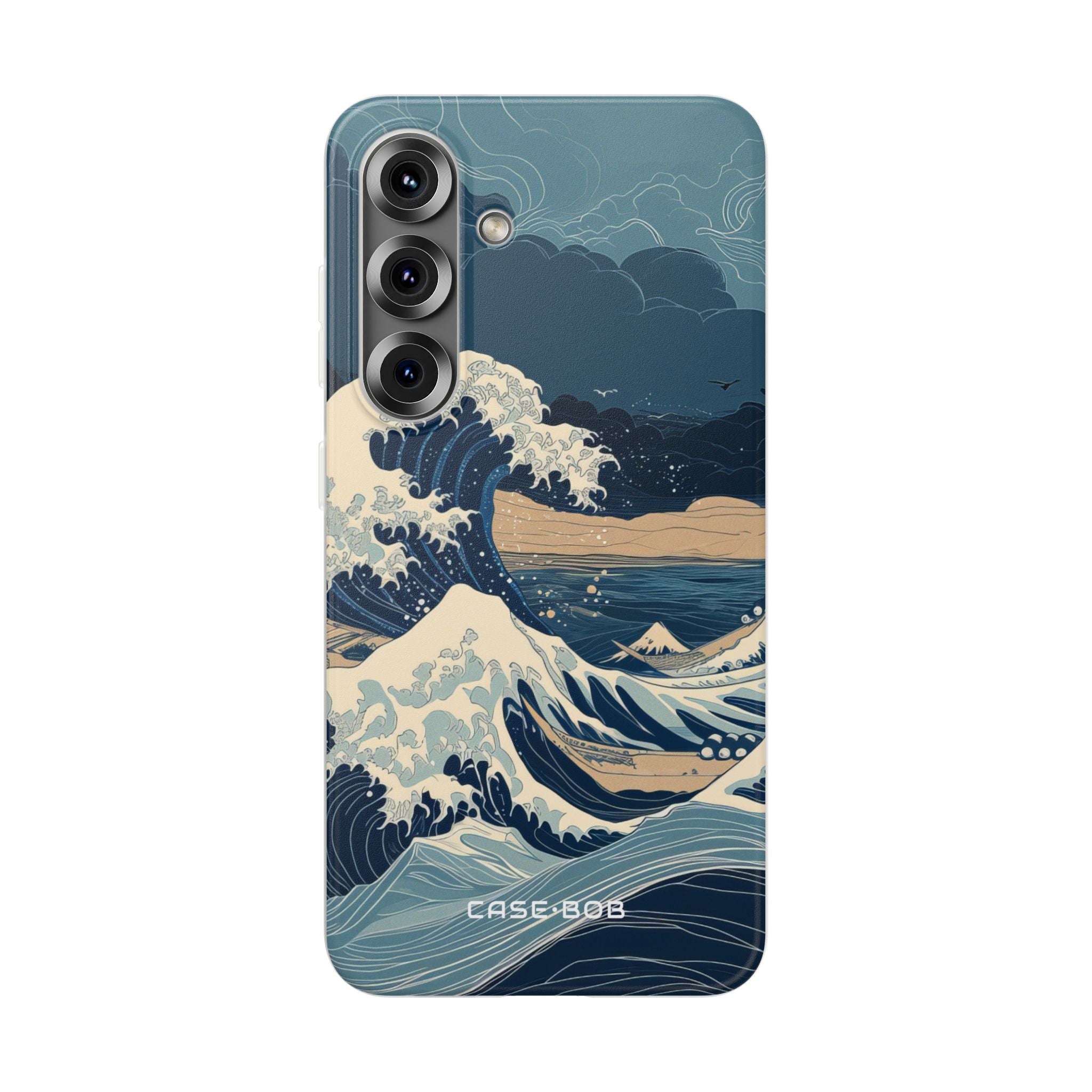 Cresting Blue Wave Samsung S25 Case - Soft
