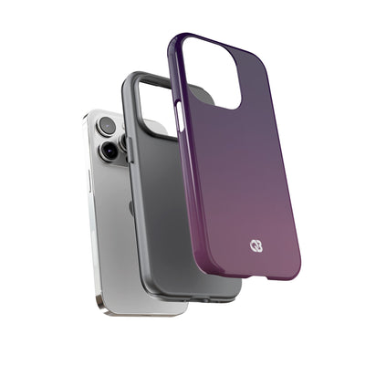 Purple Tough Phone Case for iPhone - Nocturnal Plum Fade