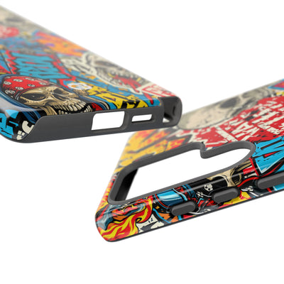 Skate Skull Riot · Tough Phone Case for Samsung · Red