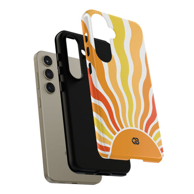 Amber Solar Waves · Tough Phone Case for Samsung