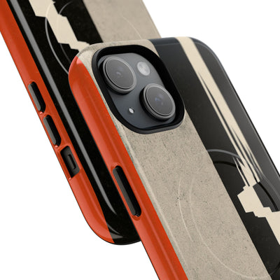 Orange Tough 2.0 Magsafe Phone Case for iPhone - Orange Monolith Rift