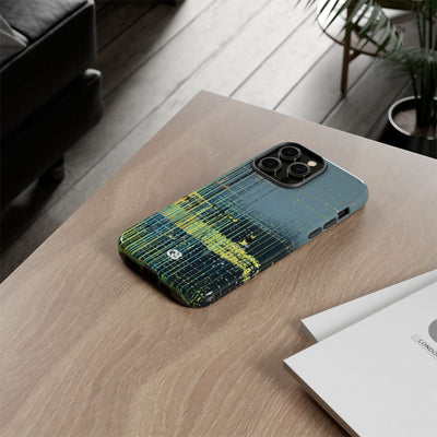 Acid Raster Circuit · Tough Phone Case for iPhone · Teal