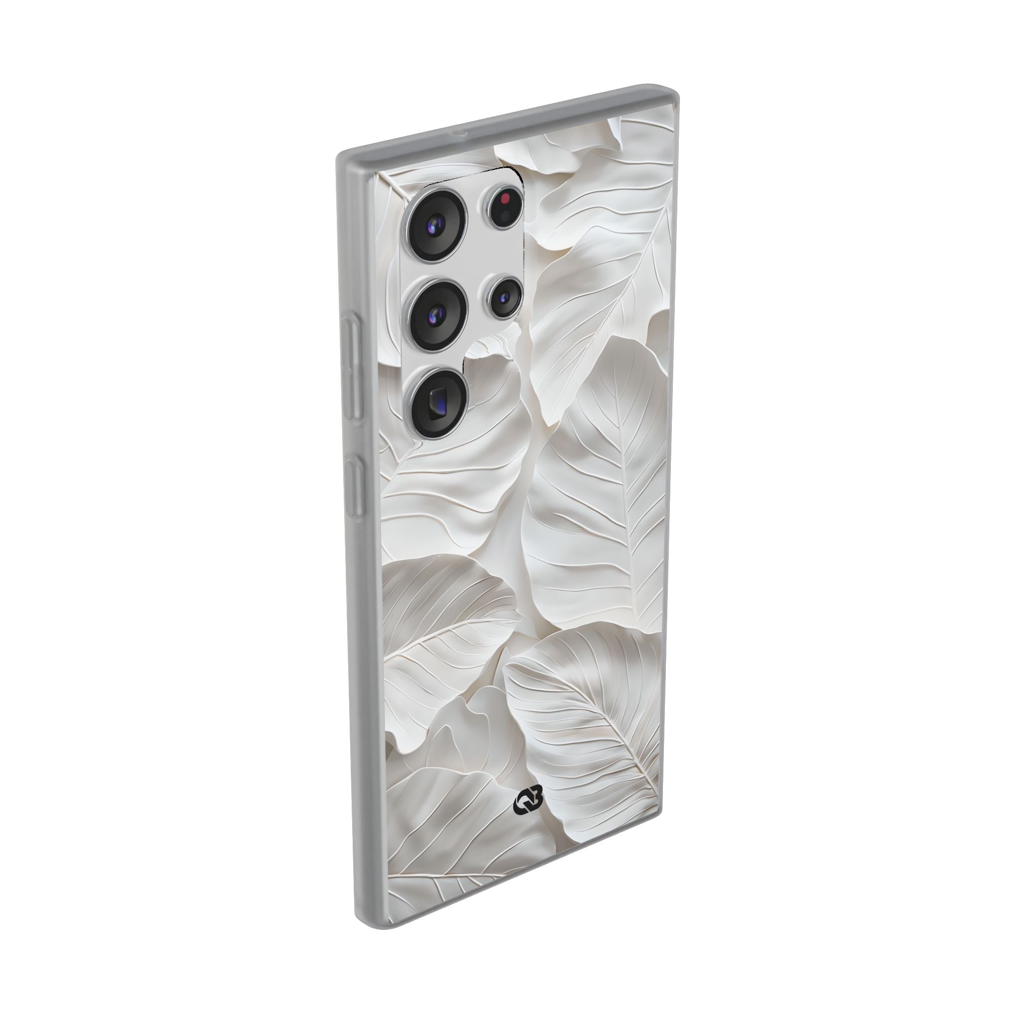 Sculpted Ivory Leaves · Soft Handyhülle für Samsung