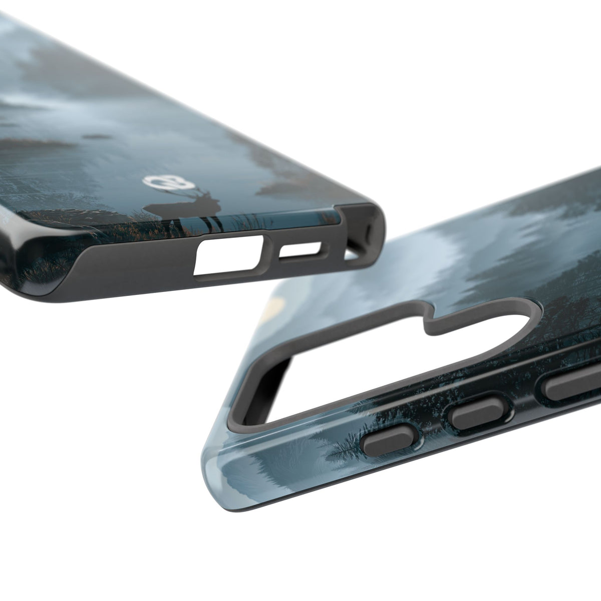 Silent Nordic Fjord · Tough Phone Case for Samsung · Blue