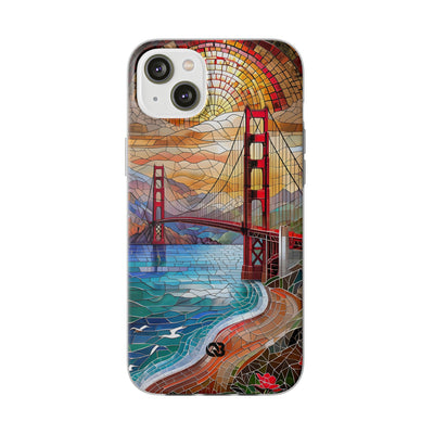 Crimson Arch Coast · Soft Custodia per iPhone