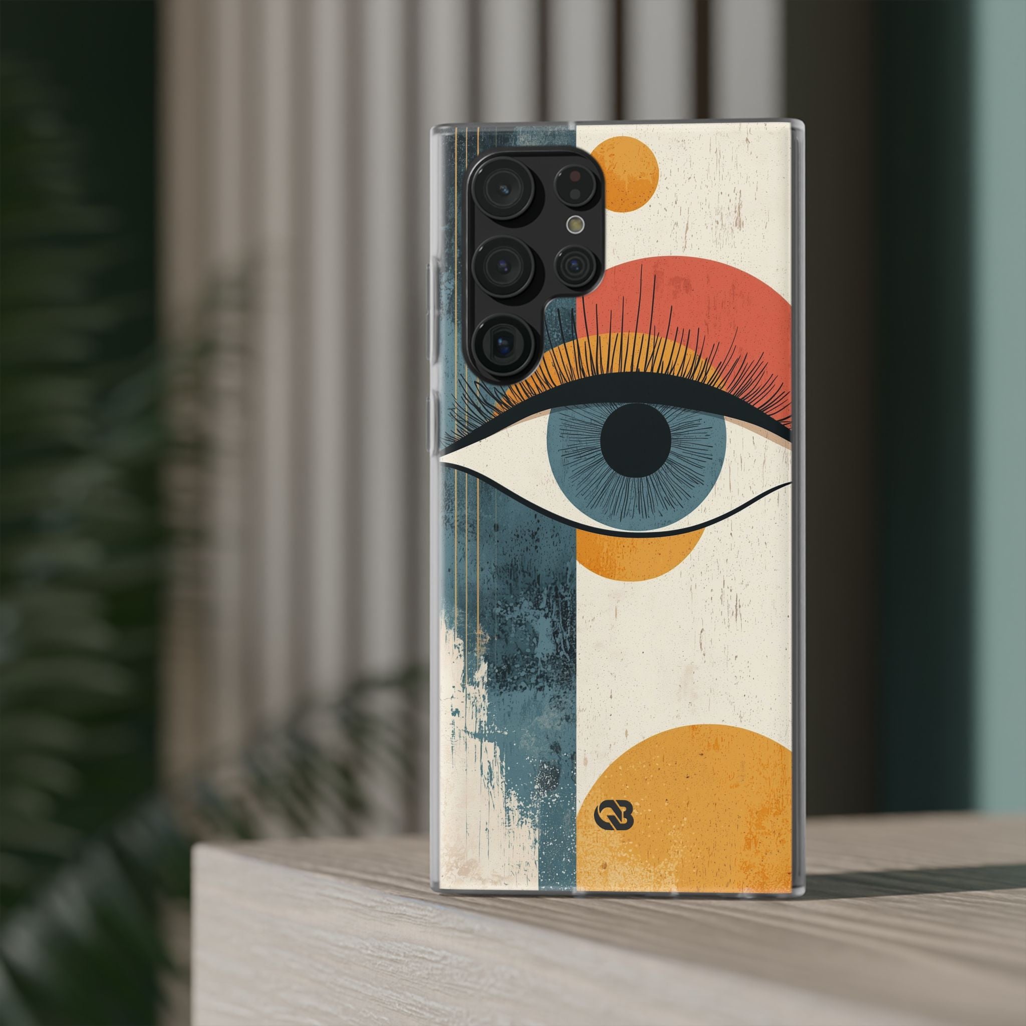 Distressed Azure Ocular · Soft Handyhülle für Samsung