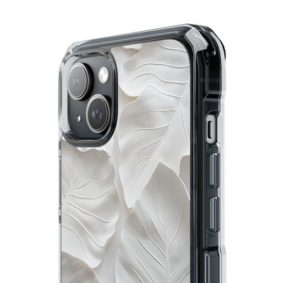 Sculpted Ivory Leaves · Impact Phone Case for iPhone · Magsafe