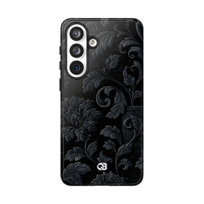 Obsidian Damask · Tough Phone Case for Samsung · Black