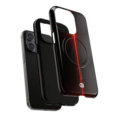 Red Tough 2.0 Magsafe Phone Case for iPhone - Crimson Flare Vector