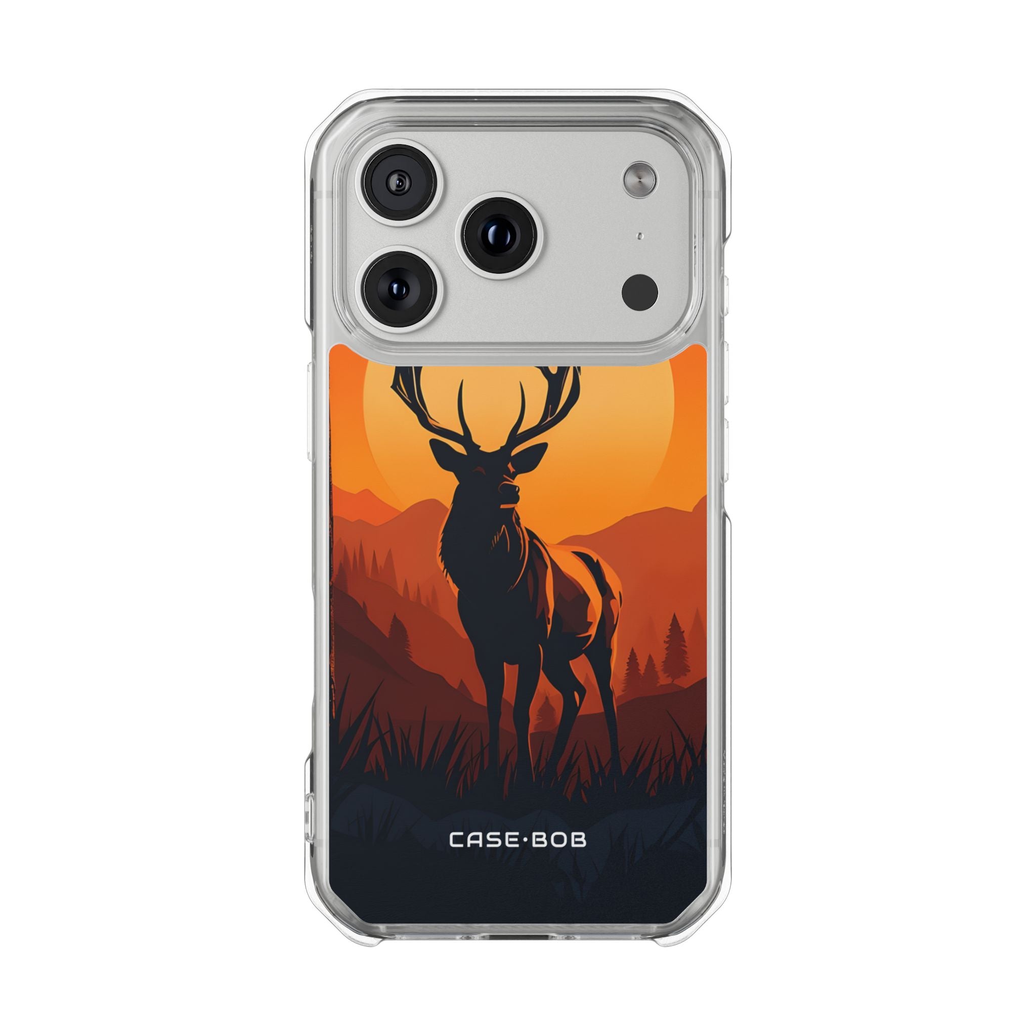 Deer Sunset iPhone 17 Pro Case - Impact