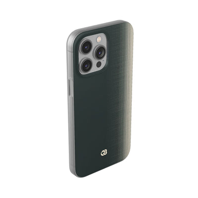 Grey Lite Phone Case for iPhone - Charcoal Tech Grid