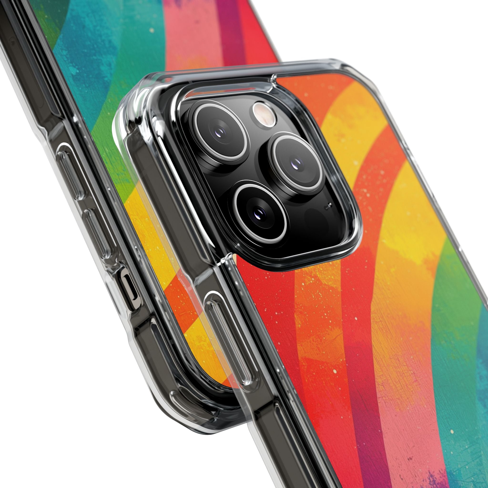 Texturiertes Rainbow Arc iPhone 14 Pro Case - Impact