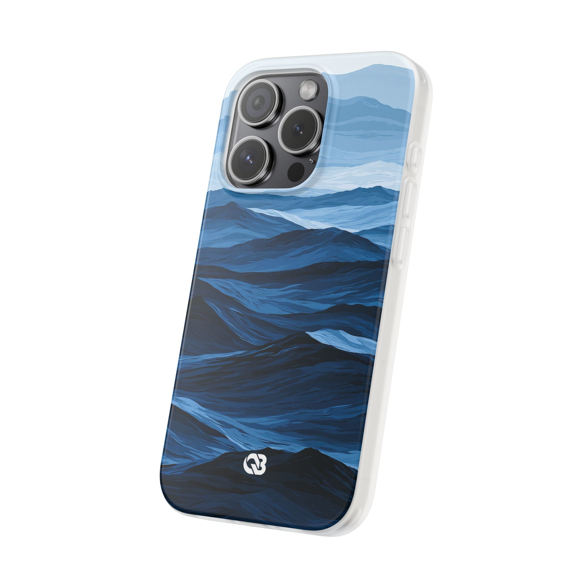 Blue Lite Phone Case for iPhone - Cobalt Ridge Tides
