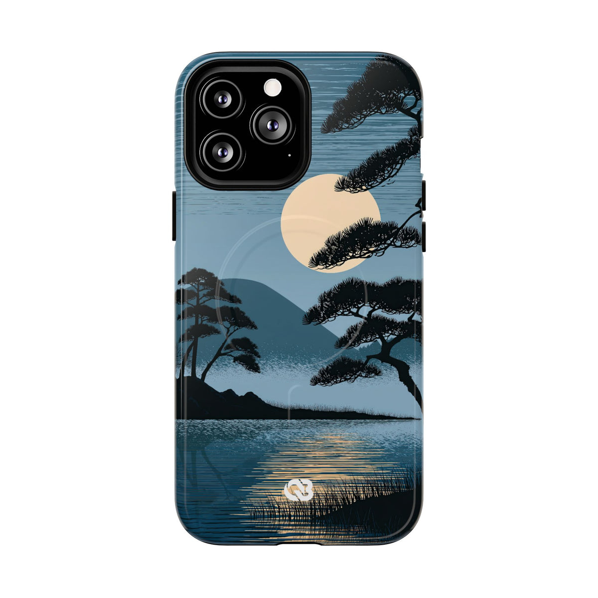 Moonlit Pine Horizon · Tough 2.0 Magnetic Phone Case for iPhone · Blue