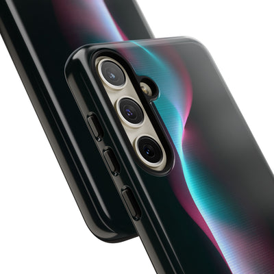 Neon Pixel Flow · Tough Phone Case for Samsung · Black