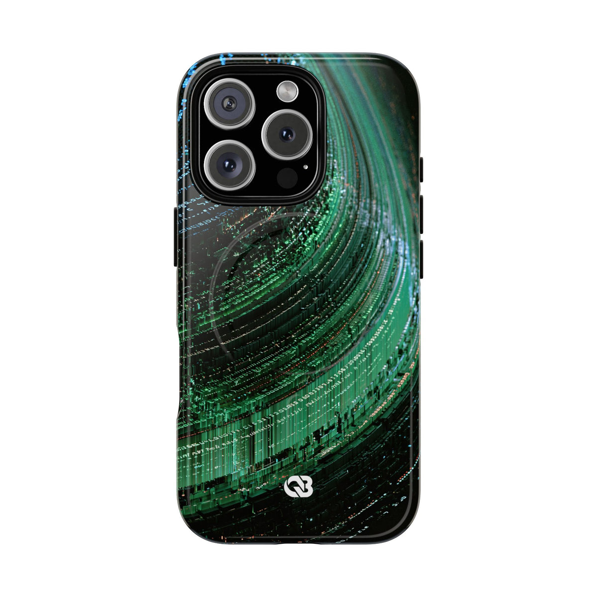Orbital Data Stream · Tough 2.0 Magnetic Phone Case for iPhone · Green